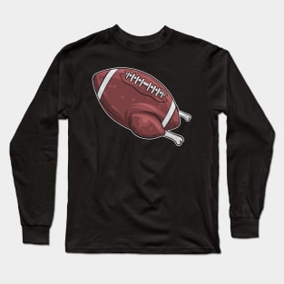 Football Turkey Thanksgiving Long Sleeve T-Shirt